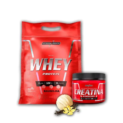 Kit Whey 900g + Creatina 150g
